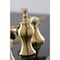 Kingston Brass KC7067BEX Essex 8" Widespread Bathroom Faucet, Brushed Brass KC7067BEX - alternate 5